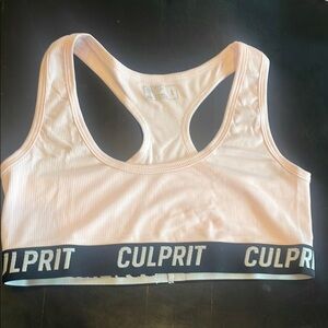 Women's Pink Sports Bra culprit brand large like new